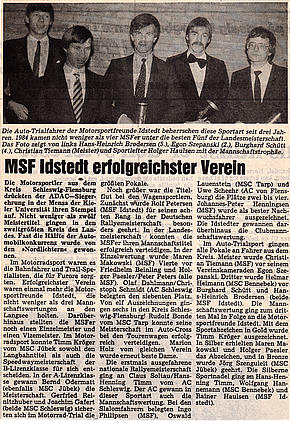 MSF Idstedt erfolgreichster Verein